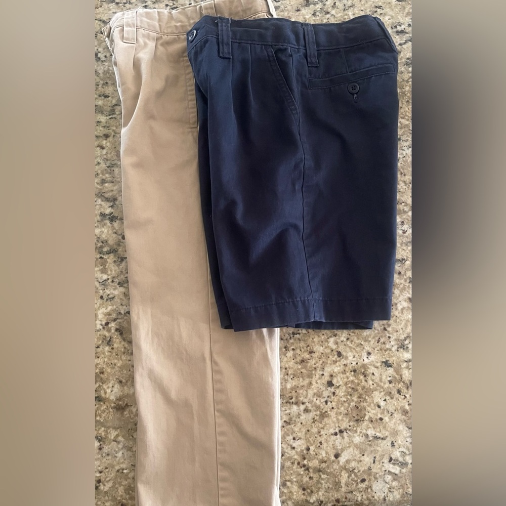 Old navy uniform shorts/pants bundle size 7